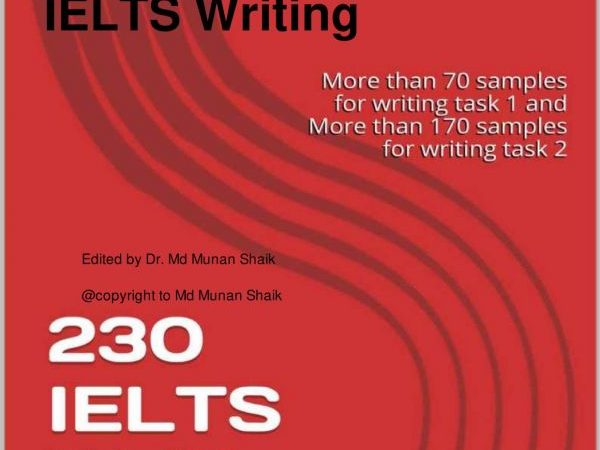 Book Best Practice Book for IELTS Writing 230 IELTS Writing Samples By Dr. Md Munan Shaik PDF