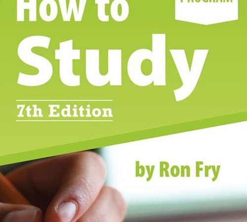 Book How to Study 7th Edition by Fry, Ronald W. PDF