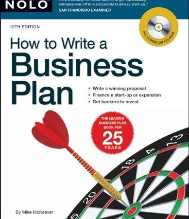 Book How to Write a Business Plan By Mike McKeever PDF