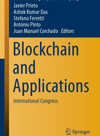 Book Blockchain And Applications: International Congress PDF