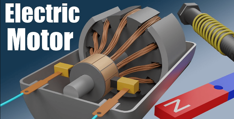 How does an Electric Motor work? (DC Motor)