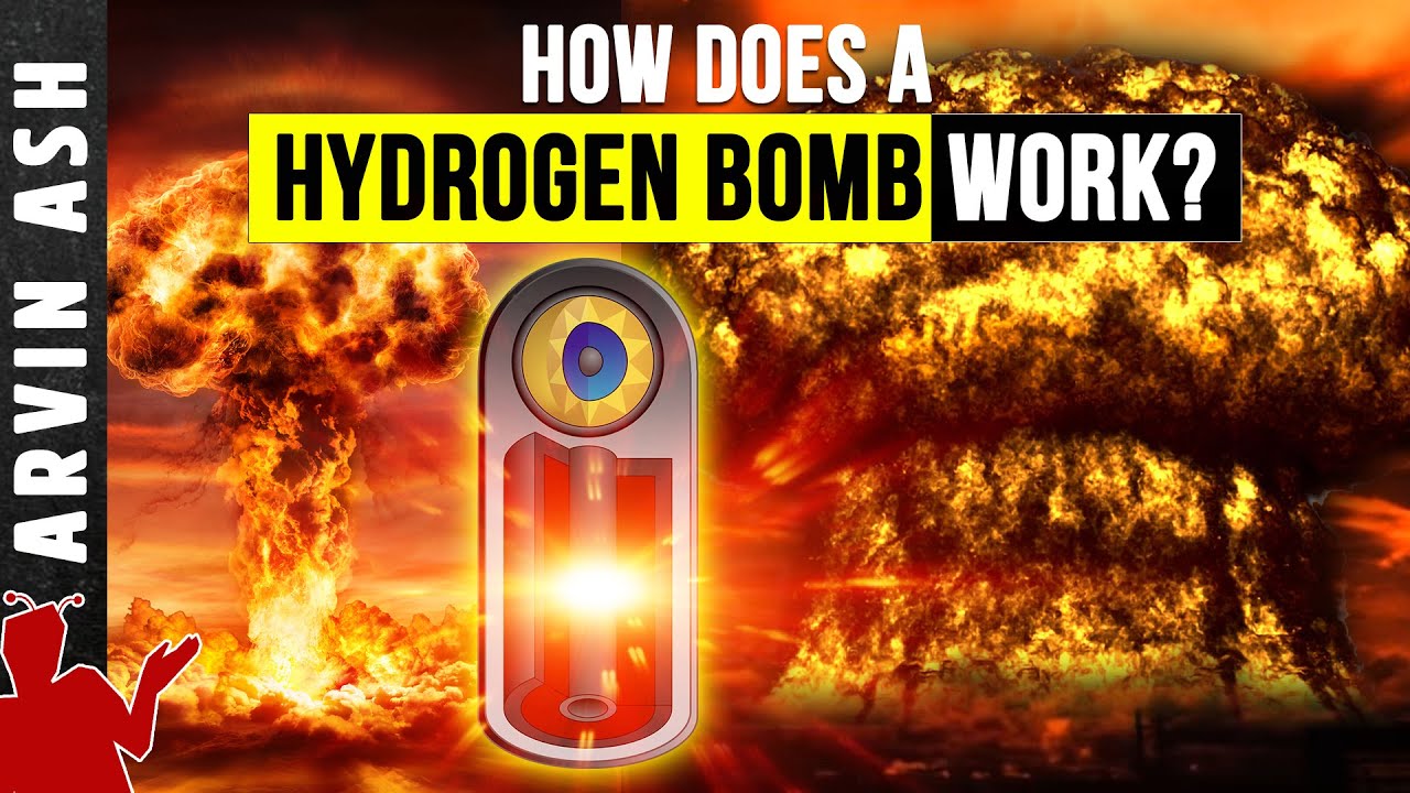 Hydrogen Bomb: How it Works in detail. Atomic vs thermo nuclear bomb