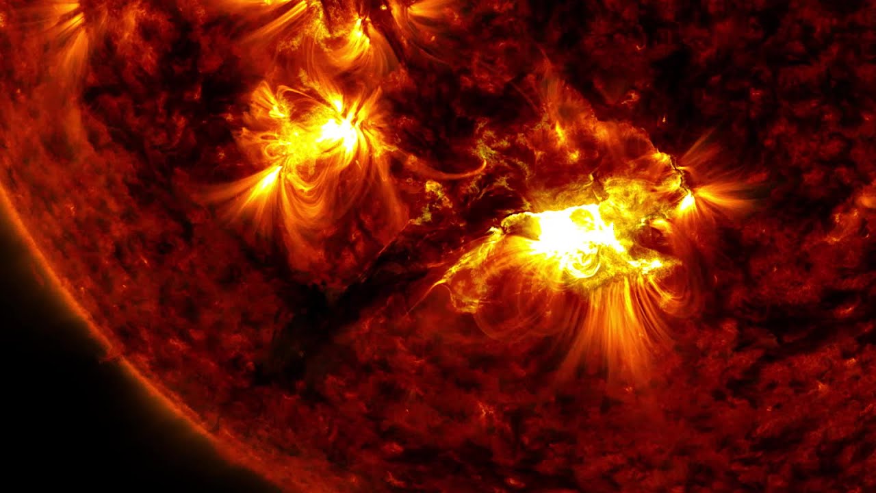 Amazing x-flare and active sunspot closeups released by NASA