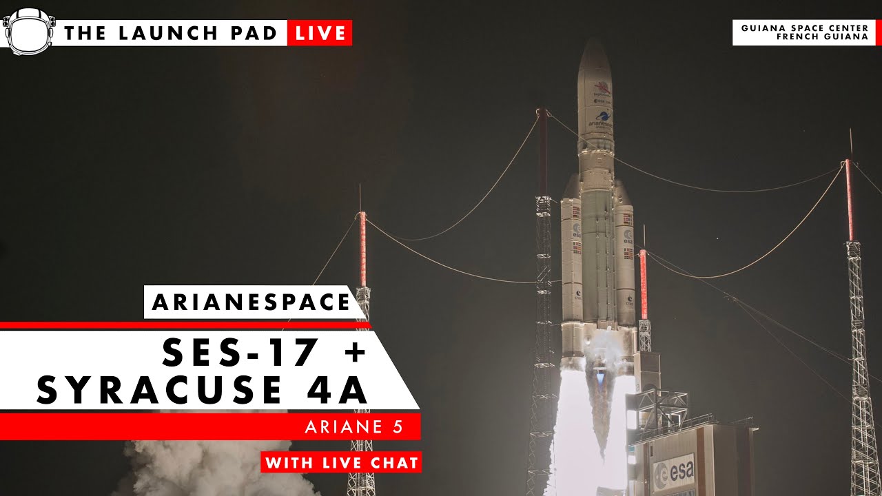 LIVE! Arianespace Launch Ariane 5