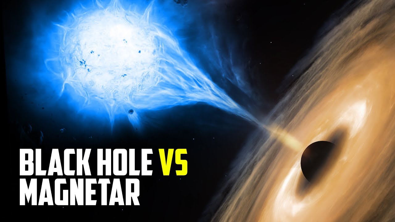 What Would Happen If a Black Hole Collided With a Magnetar?