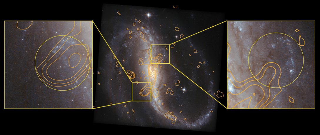 NASA SOFIA Observations Reveal a Spiral Galaxy’s Invisible, Opposing Arms