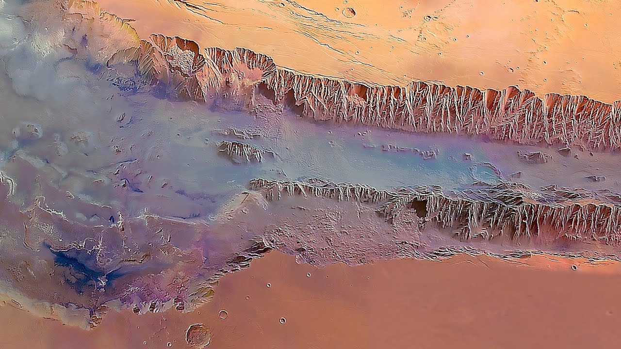 Hidden Water in Mars’ Grand Canyon discovered by ExoMars Gas Orbiter