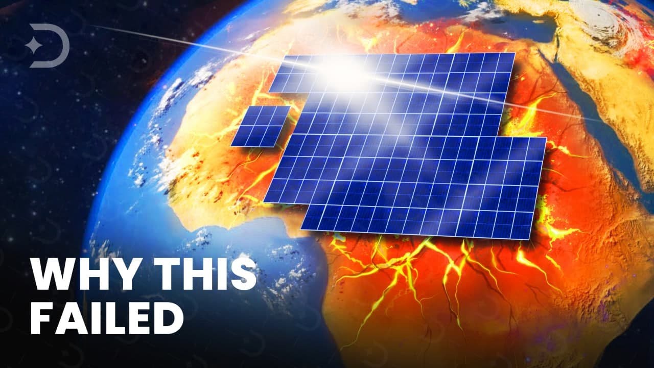 Why Covering The Sahara With Solar Panels Is A Big Mistake!