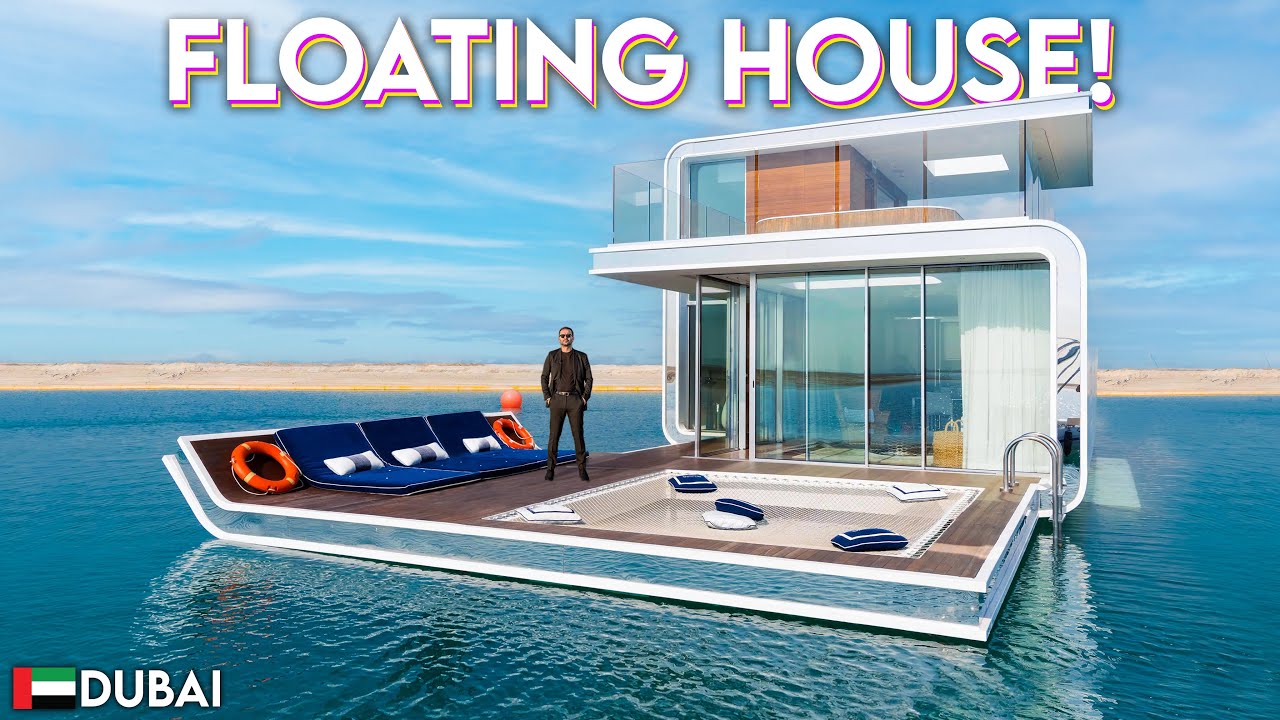 Touring a $4,700,000 Floating House with an UNDERWATER BEDROOM!