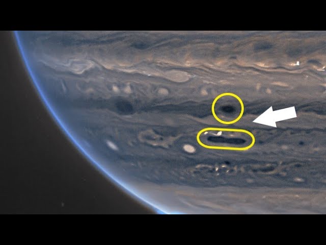 NASA James Webb Space Telescope Capture Massive Dark Black Holes on Planet Jupiter Surface