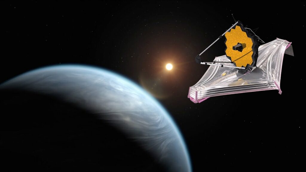 James b Space Telescope detects CO2 in an giant
