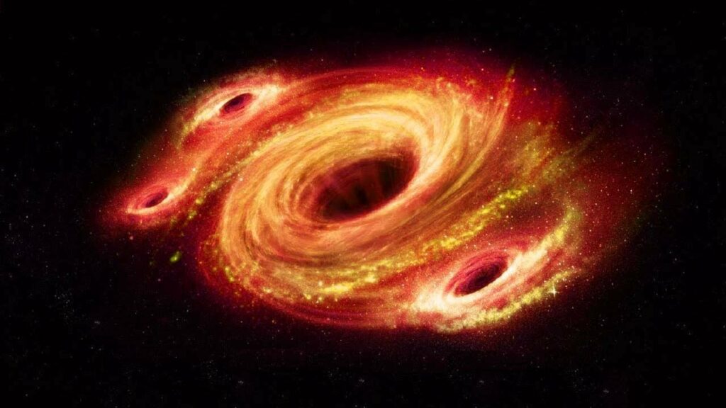 Space Mysteries in our Solar System Do Black Holes Create New