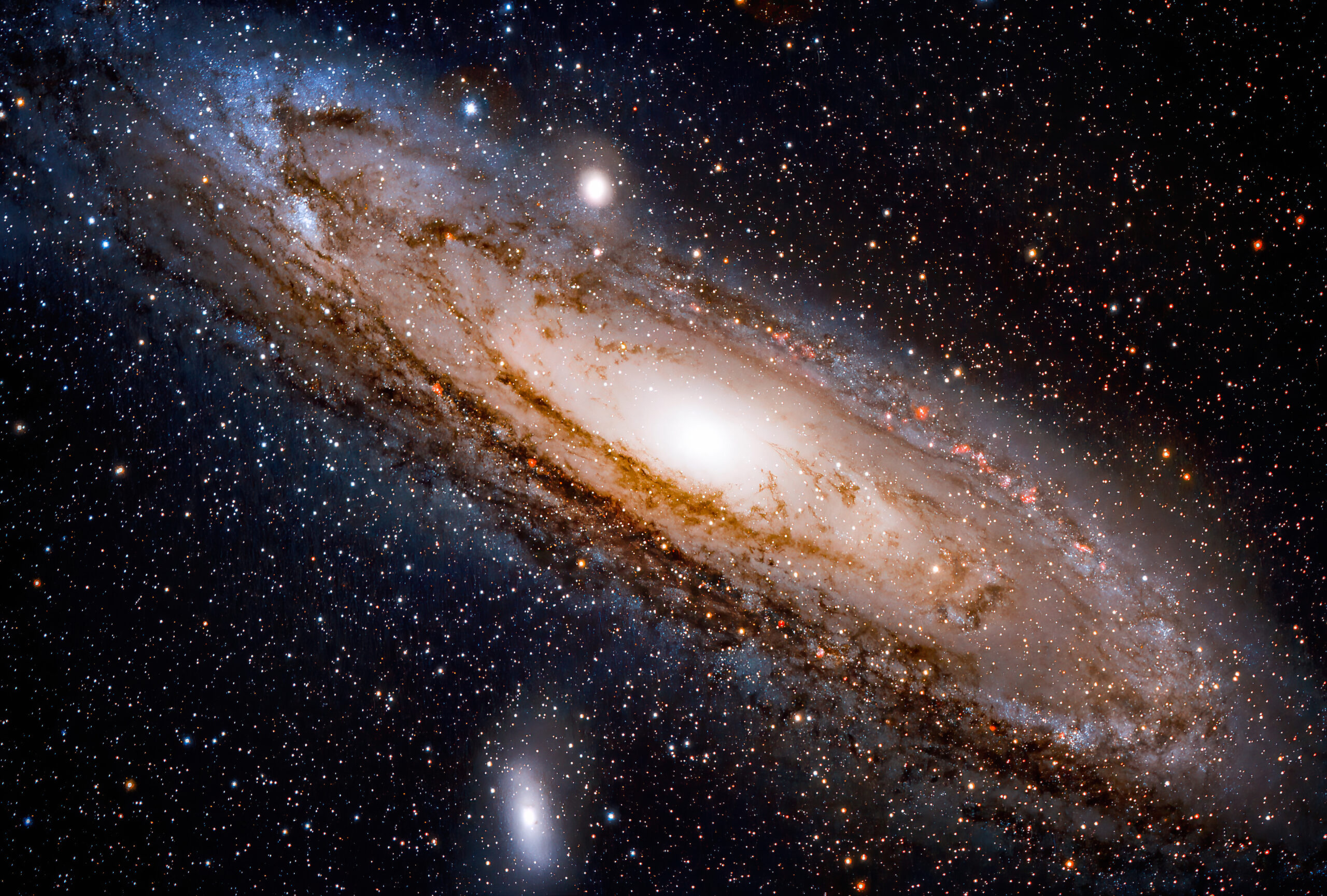 2 billion years ago, the Andromeda galaxy collapse led to a massive cosmic migration.