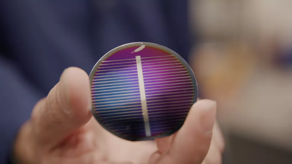 Blue Origin’s “Alchemist” project produces solar cells using simulated moon dirt.
