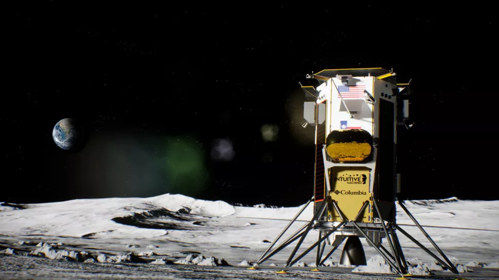 Using intuitive machines, a delayed lunar landing mission is now aiming for the moon’s south pole.