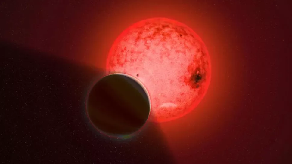 A significantly large ‘forbidden planet’ circles an unusually small star that is just four times its size.
