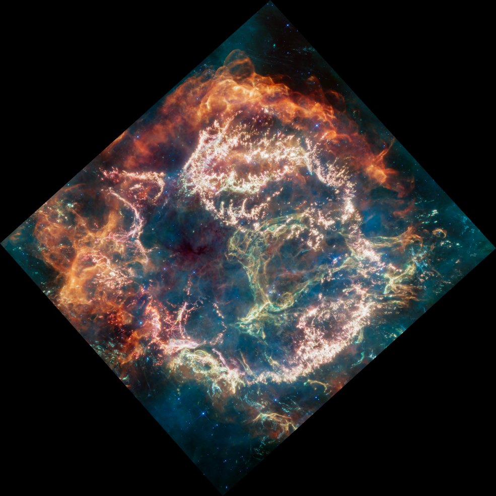 New Details in Cassiopeia A Revealed by Webb Telescope for the First Time