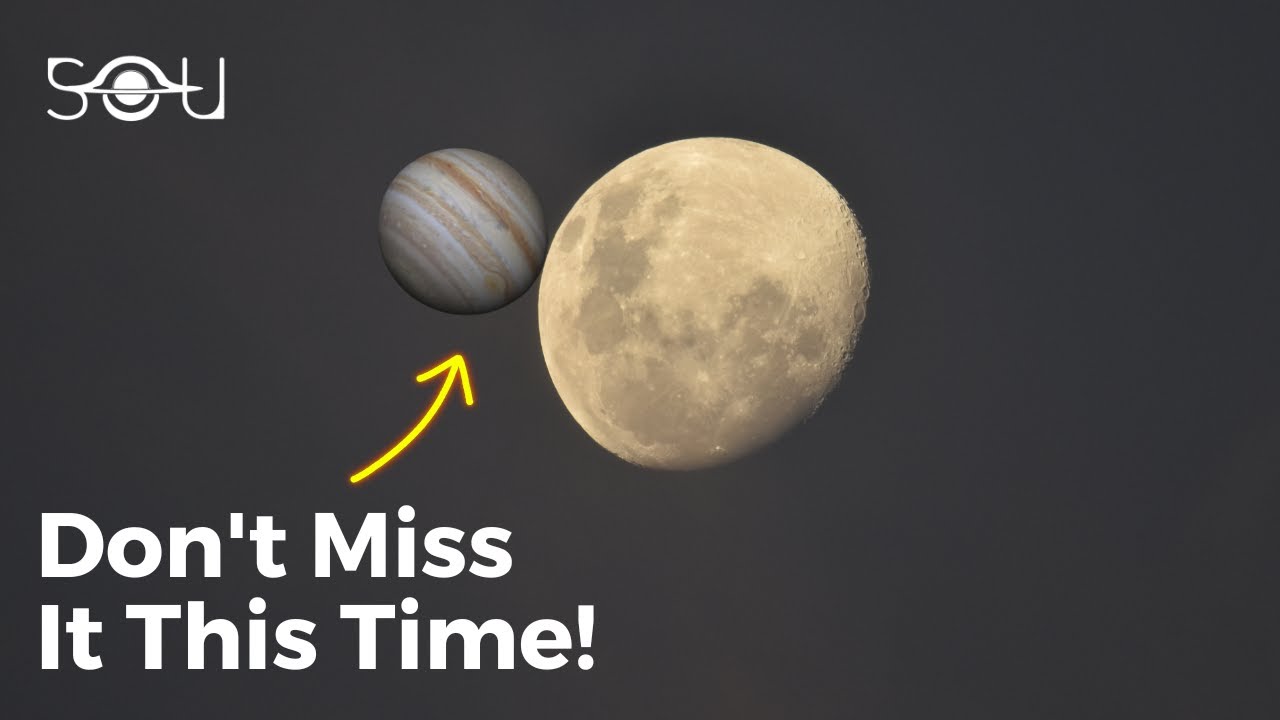 Look Up! Moon is Going to Hide Jupiter In Rare Cosmic Event In May