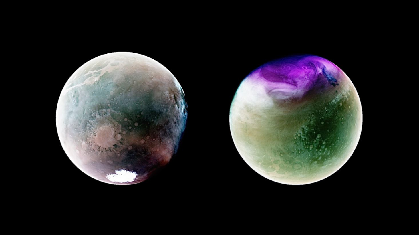 Unprecedented Glimpse of Mars: NASA’s Stunning Ultraviolet Photos Reveal the Red Planet’s Beauty
