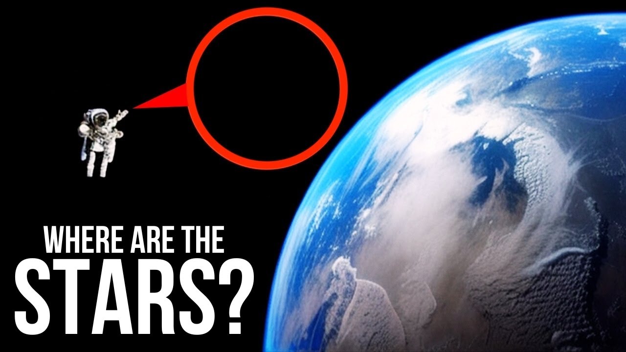 Why We Can’t See Stars in Space!