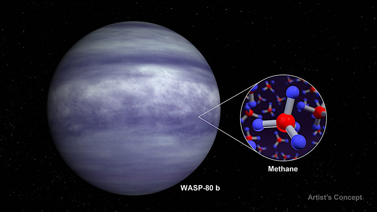 Webb discover methane in an exoplanet’s atmosphere