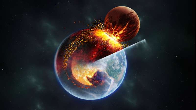 Possible Remnant of Moon-Forming Collision Found as Massive Anomaly in Earth’s Mantle