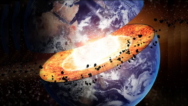A recent study proposes that Earth’s core experiences a periodic wobbling every 8.5 years.