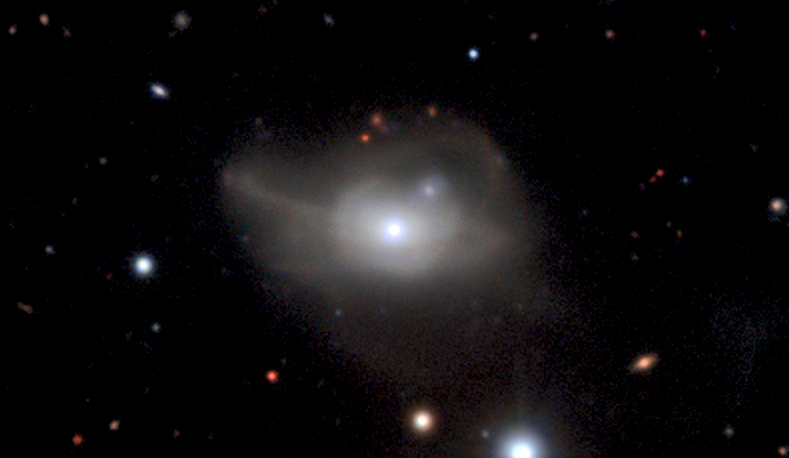 Alterations in a Distant Quasar