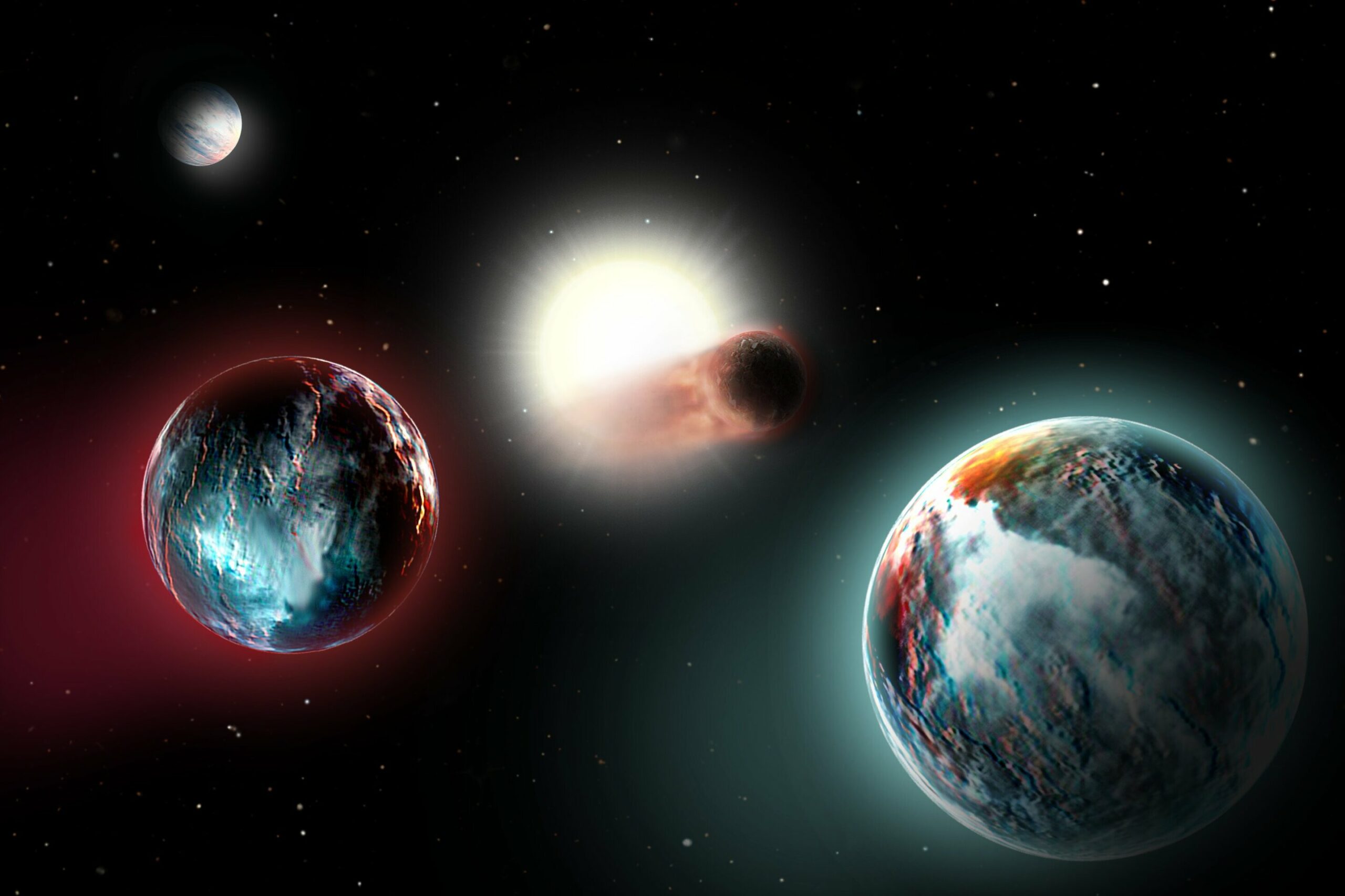 The sun’s impact on the heating of four newly discovered exoplanets.