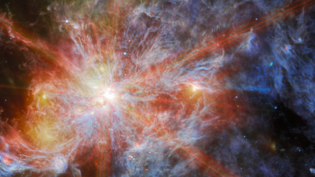 Stunning James Webb Space Telescope Image Captures Radiant Glow of Nearby Stellar Nursery