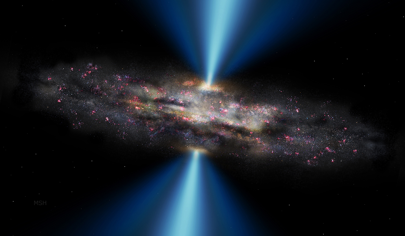NASA Image Captures an Exceptionally Early Black Hole