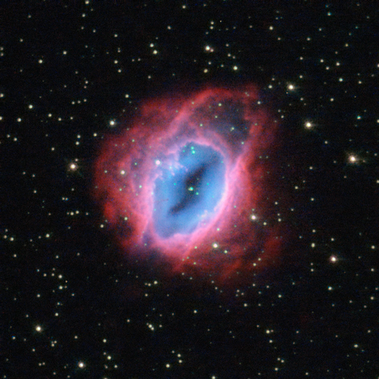 Hubble Witnesses Luminous, Incandescent Gas Shells