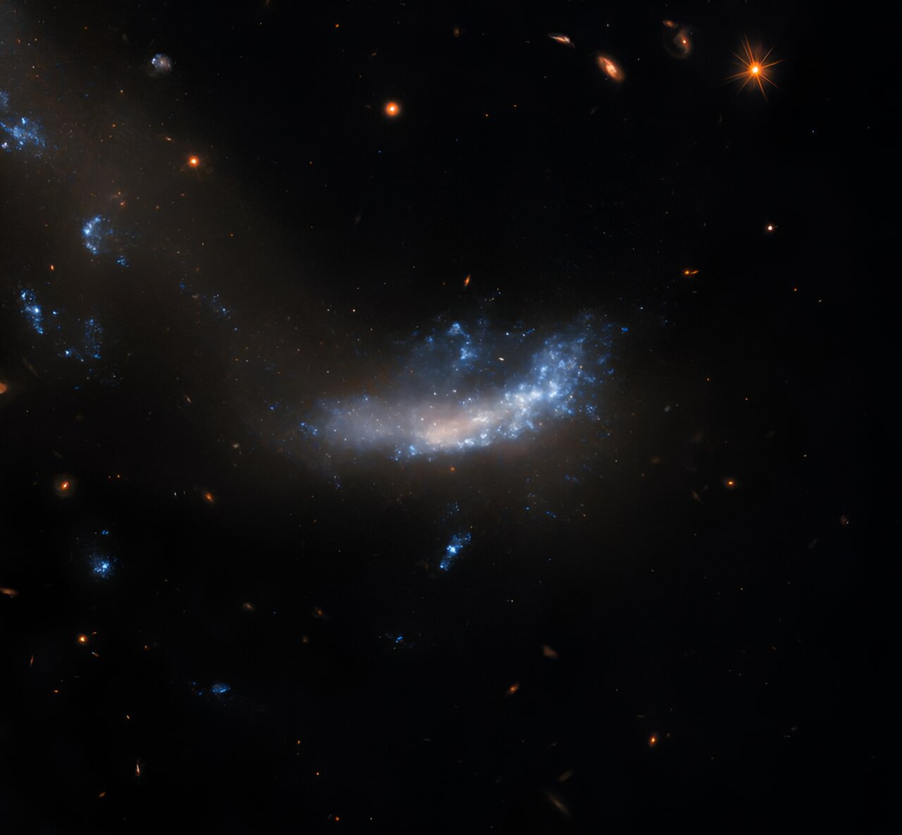 picture: Hubble Observes a Galactic Supernova Location