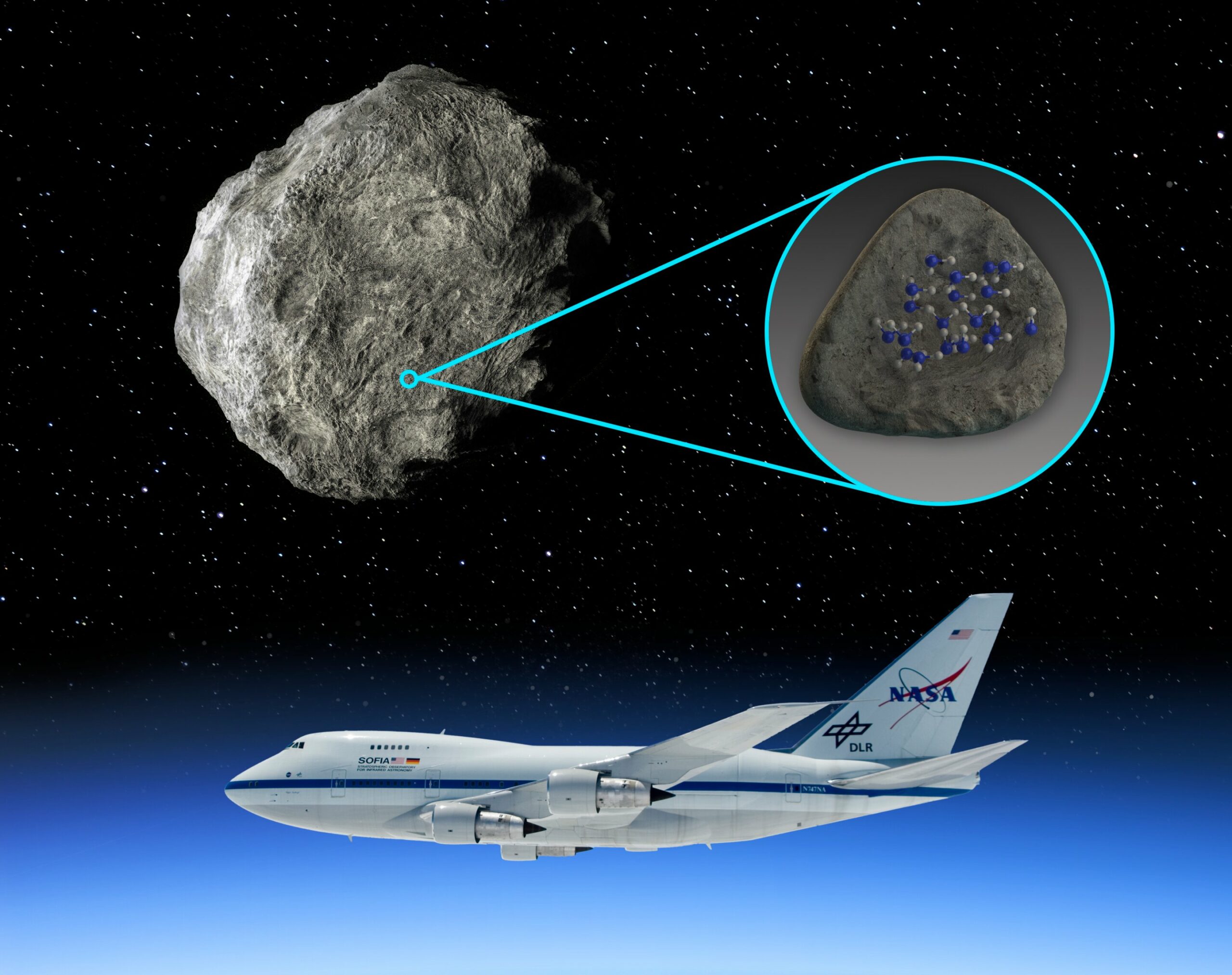 Water molecules have been detected on asteroids by scientists for the very first time.
