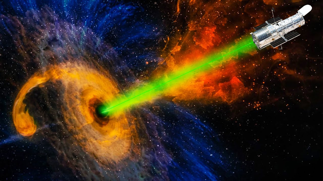 The Hubble Telescope Just Discovered A Black Hole Creating Stars!
