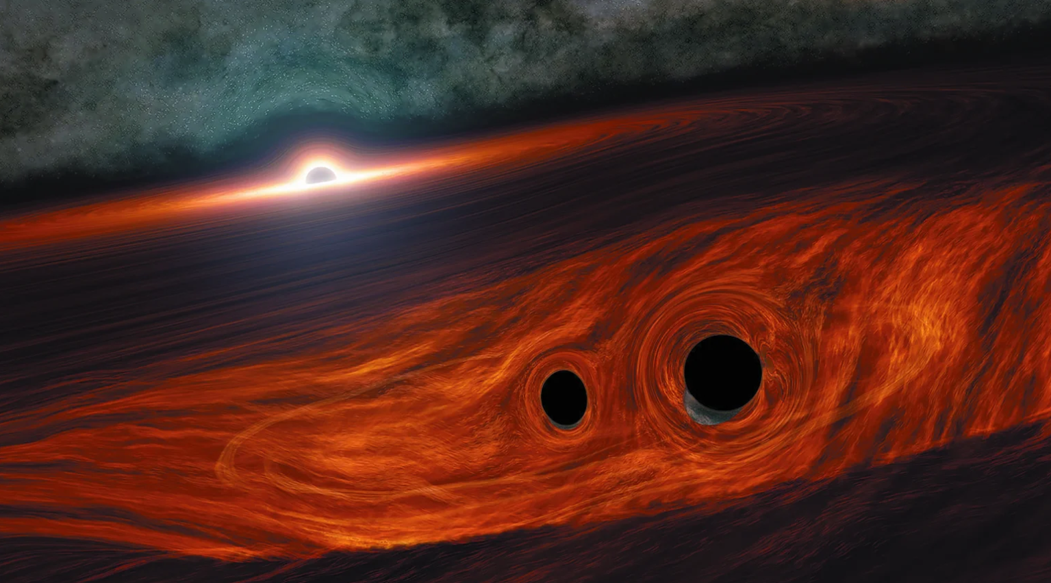 The merger of two black holes staggering speed of 3 million miles per hour resulted in the formation of a significantly larger black hole.