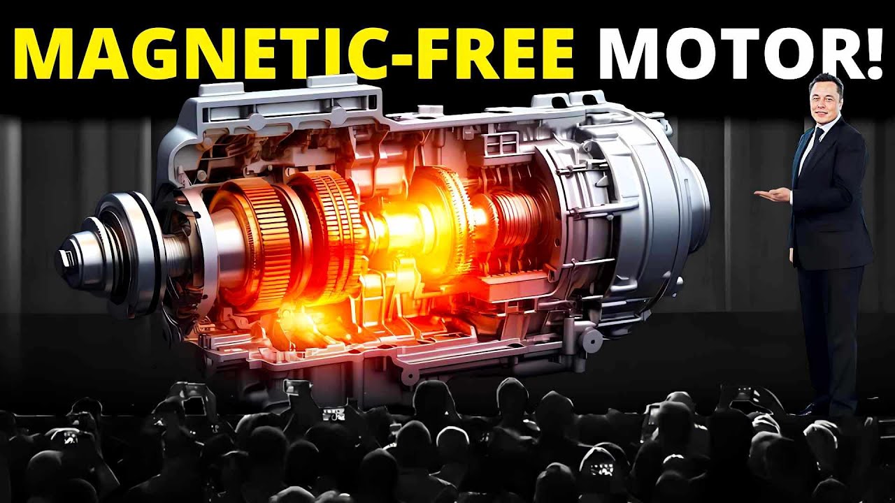 Elon Musk UNVEILED A New Magnet Free Electric Motor!