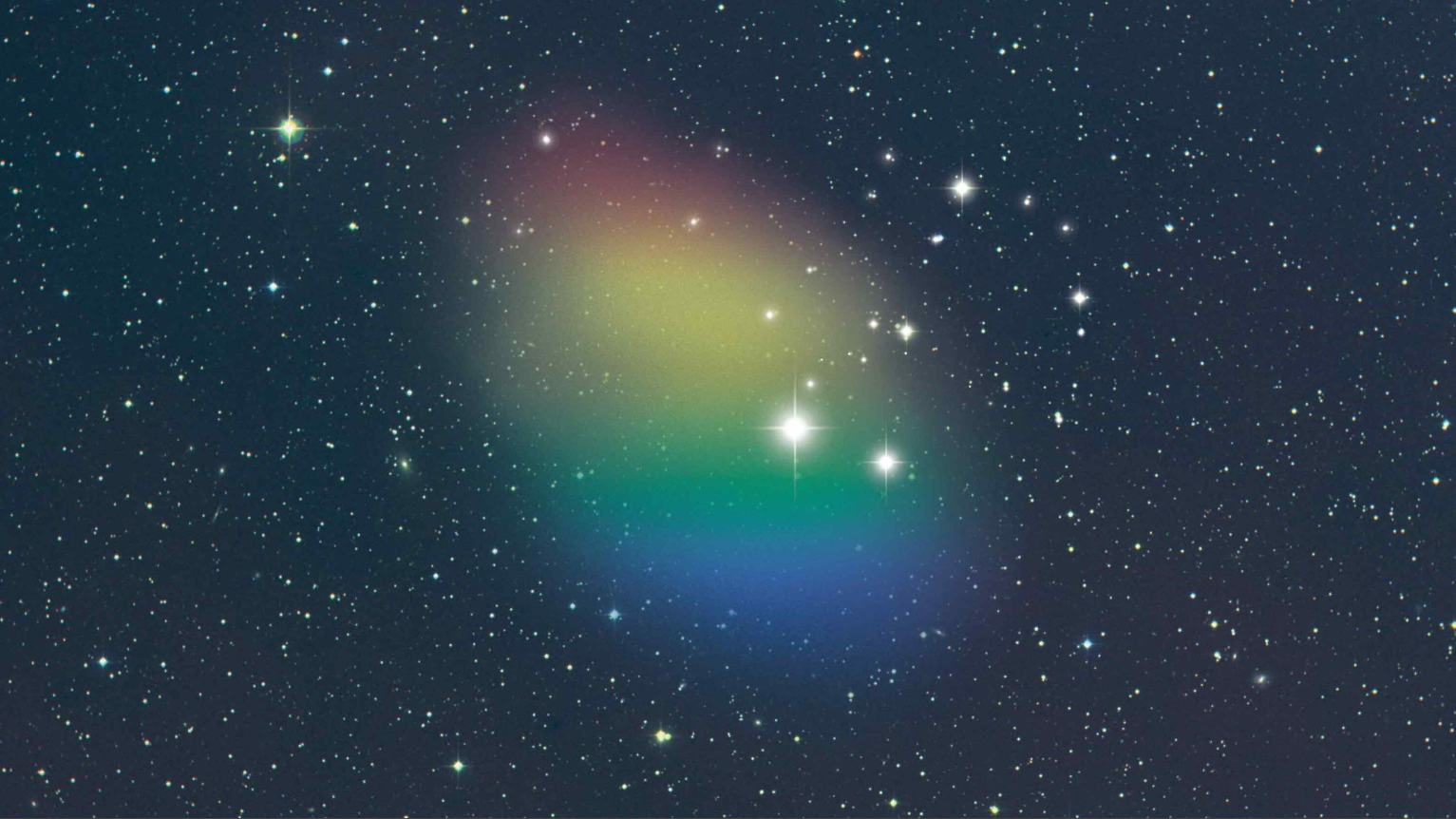 Astronomers stumble upon a ‘hidden’ galaxy that appears to lack any stars at all.