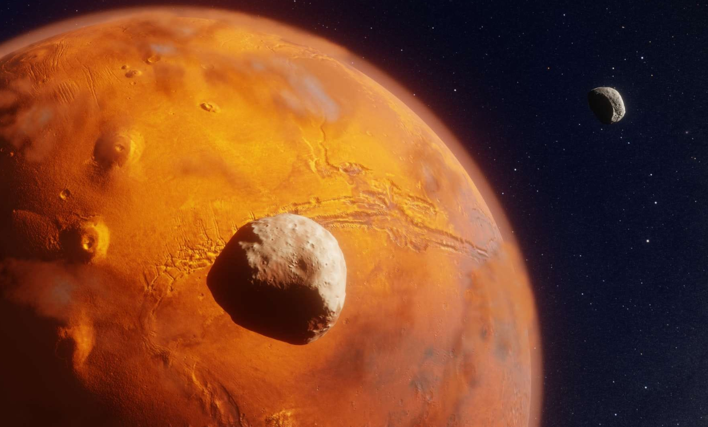 A recent study proposes that Phobos, one of Mars’ moons, could actually be a comet that has become trapped.