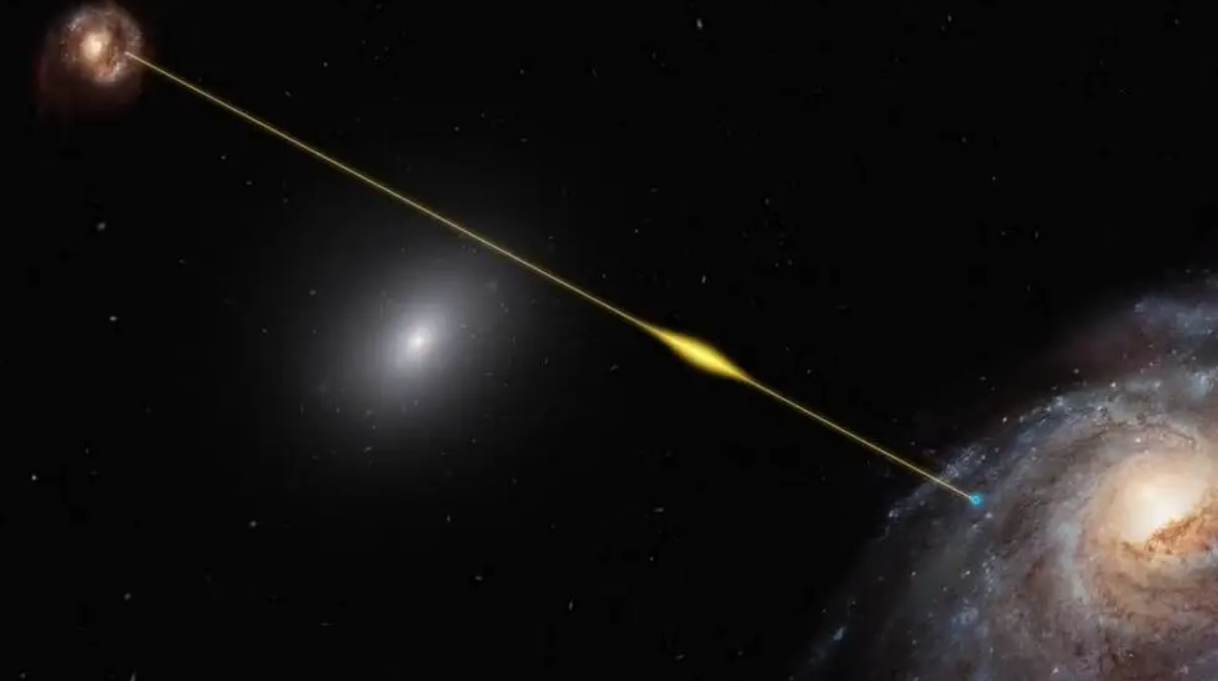 Astronomers have successfully traced yet another deep space signal to the farthest reaches of the universe.